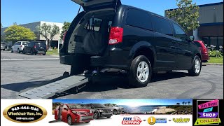 For Sale 2012 Dodge Grand Caravan SXT BraunAbility Manual Fold Out Ramp Rear Loading Wheelchair Van [upl. by Halfdan]