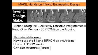 Tutorial Using the Arduino EEPROM for Long Term Data Storage [upl. by Devitt248]