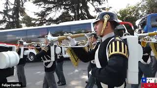 Canto Penachos Rojos  Banda de Guerra Escuela Militar [upl. by Jonette27]