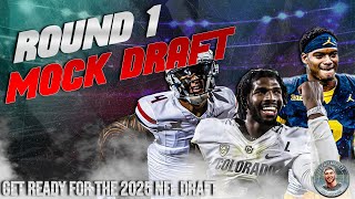 GET READY for the 2025 NFL Draft Round 1 Mock Draft [upl. by Aubigny864]