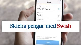 Swish  skicka pengar  Länsförsäkringar [upl. by Namlas]