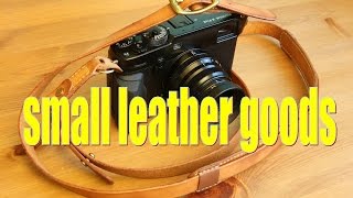 making a leather camera strap [upl. by Settera965]