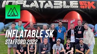 Inflatable 5k Obstacle Course Race  Stafford Showground 2022 [upl. by Elsilrac]