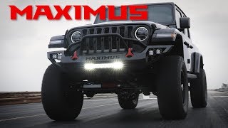 Supercharged HellcatPowered Jeep Gladiator HENNESSEY MAXIMUS 1000 Test Drive [upl. by Bonneau]