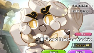 🔇CookieRun Kingdom Gacha Cloud Haetae Cookie mobile [upl. by Asselem632]