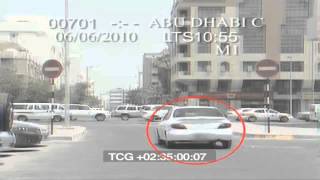 Bad drivers busted in Abu Dhabi [upl. by Hanahs]