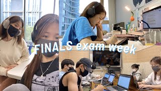 FINALS exam week vlog  study grind no sleep productive days [upl. by Gnidleif913]