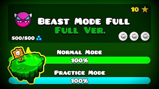 BEAST MODE FULL FULL VERSION BY BRITISHRAILWAYS Full HD  Geometry Dash 2113 [upl. by Aicert]