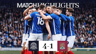 FOURMIDABLE AT FRATTON 🔥  Pompey 41 Northampton Town  Highlights [upl. by Osnohpla178]