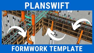 PlanSwift Formwork Template  Part amp Assemblies  Level 2 [upl. by Merwyn254]