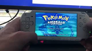 How to modhack your PSP AND get GBAPSP emulators with games Pokemon Mario Zelda etc on PSP [upl. by Nizam]