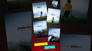 Cinematic Text Photo Editing Lightroom  Instagram Viral Cinematic Quotes Photo Editing Tutorial [upl. by Anoo]