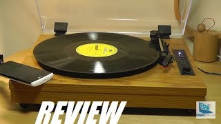 REVIEW Archeer Bluetooth Turntable Vinyl Record Player [upl. by Gabrielli]