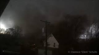 Direct Hit by a Tornado Caught on Camera [upl. by Euqinna665]