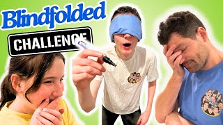 BLINDFOLDED DRAWING CHALLENGE [upl. by Hanshaw]