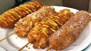 HOW TO MAKE KOREAN CORN DOGS TIKTOK [upl. by Gelman]