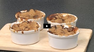 Recette de crumble au chabichou à la poire et aux spéculoos [upl. by Nisen207]