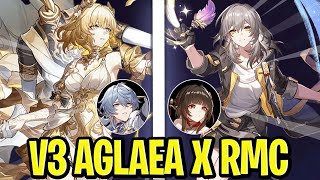 V3 E0S1 Aglaea x RMC  Memory of Chaos Floor 12 3 Stars  Honkai Star Rail 30 [upl. by Aiciruam]