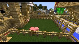 Minecraft Maps  THEME PARK ADVENTURE Ep1 Rollercoasters Mazes Hunted Houses amp more [upl. by Nazay]