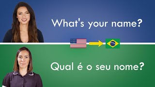 Portuguese Conversation for Beginners  BR Portuguese [upl. by Innad]