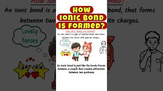 How ionic bond is formed ionicbond ionic ionicbonding chemicalbond chemistry shorts short [upl. by Uchish]