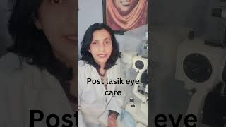 Post lasik eye care [upl. by Auqined]