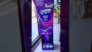 How to assemble and use the Swiffer wet jet mopping kit swiffer mopping asmr unboxingasmr diy [upl. by Ybba]