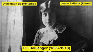 Lili Boulanger 18931918  Dun matin de printemps [upl. by Onifled858]