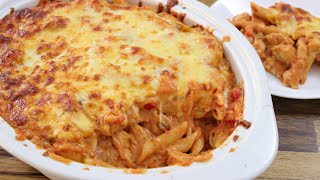 Chicken Pasta Bake Recipe [upl. by Aicilanna]