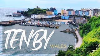 TENBY  One of the prettiest seaside town in Pembrokeshire Wales [upl. by Lladnik]