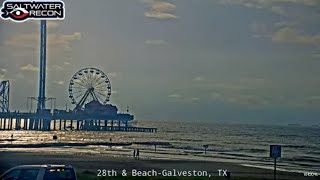 Live look at Galveston from SaltwaterReconcom cam [upl. by Eibrad96]