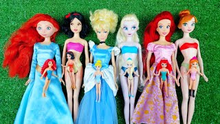 ASMR 5 MYSTERY SURPRISES Disney Princess Miniature Dolls Satisfying Unboxing NO Talking Video DIY [upl. by Eeloj]