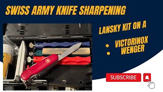 Lansky Sharpener The Key To Razor Sharp Swiss Army Knives  SAK Talk [upl. by Dorene]