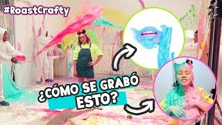 DETRÁS DE CÁMARAS ROAST YOURSELF CRAFTINGEEK  Así se grabó TODO ✄ Craftingeek [upl. by Jeddy927]