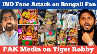 pakistan reaction on india vs bangladesh  bangladeshi fan  pak media on ind vs ban  tiger robi [upl. by Libyc]