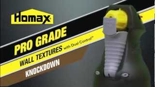 Homax® Pro Grade Knockdown Wall Texture [upl. by Auoh70]