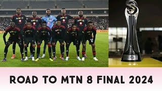 Orlando Pirates road to MTN 8 Final 2024Goalshighlightsmtn8 [upl. by Nasus]