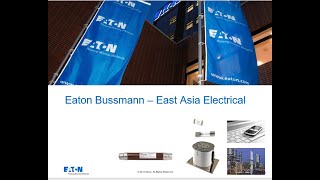 EATON BUSSMANN  EAST ASIA PRESENTASI BAHASA INDONESIA [upl. by Ayana]