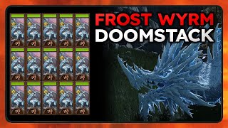 Kislev Frost Wyrm Doomstack  Total war Warhammer 3 [upl. by Nnailuj]