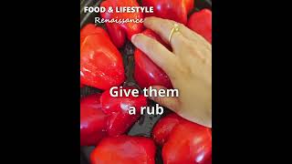 How To Make Roasted Red Bell Pepper [upl. by Hteb]