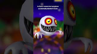 The Funniest Sonic Typo shorts halloween sonic sonicthehedgehog [upl. by Llebiram660]