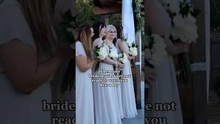 Bridesmaids Hilarious Reaction to Bride Kissing Her Husband [upl. by Nordine]