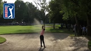 That unbelievable Tiger Woods fairway bunker shot  WGC Mexico 2019 [upl. by Stine]