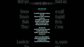 Lies Lies Lies by Morgan Wallen lyrics musiclyrics goviral [upl. by Annenn811]