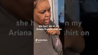 She hurt me in my Ariana grande shirt on 🤣 funny fyp viral [upl. by Abbub]