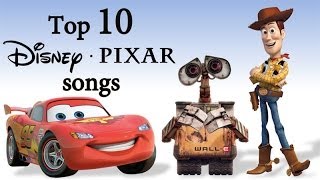 Top 10 DisneyPixar songs Top 10 najlepszych piosenek od DisneyPixar [upl. by Arodoeht]