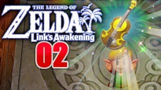 The Legend of Zelda Links Awakening SWITCH  Walkthrough Part 2  Goponga Swamp amp Bottle Grotto [upl. by Ecirtahs]