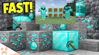 I find my world first Diamond and make diamond amor and tools How to play Minecraft part 3 [upl. by Ainessej572]