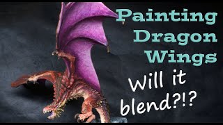 Painting SemiTransparent Dragon Wings [upl. by Cirilla]