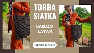 Torebka ze sznurka quotSiatkaquot Karolina Szydełko [upl. by Damiano]